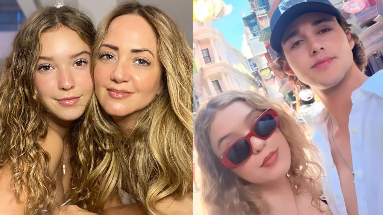 Hija de Andrea Legarreta grita su amor y así presume a su novio en nuevas fotos