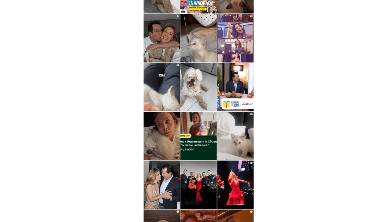 Laura Flores sigue presumiendo fotos con Lalo Salazar pese a separación