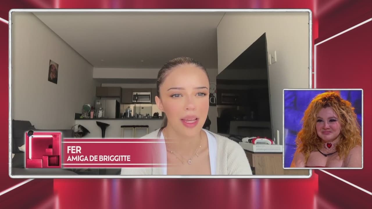 Briggitte recibió un mensaje de su amiga Fer en 'La Casa de los Famosos México'