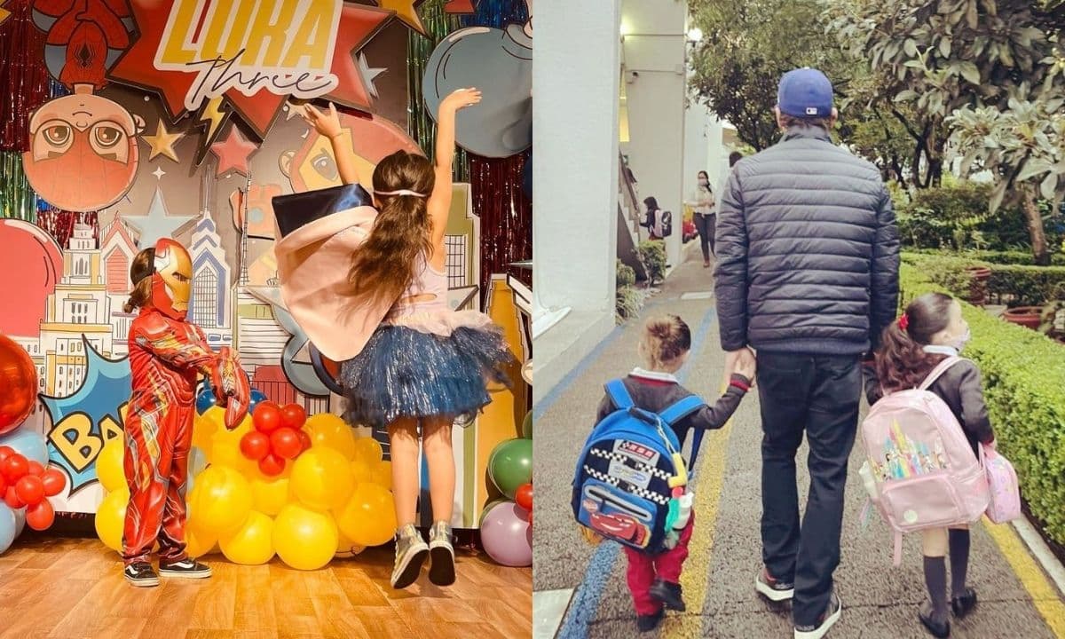 En redes sociales comparte fotografías de sus hijos