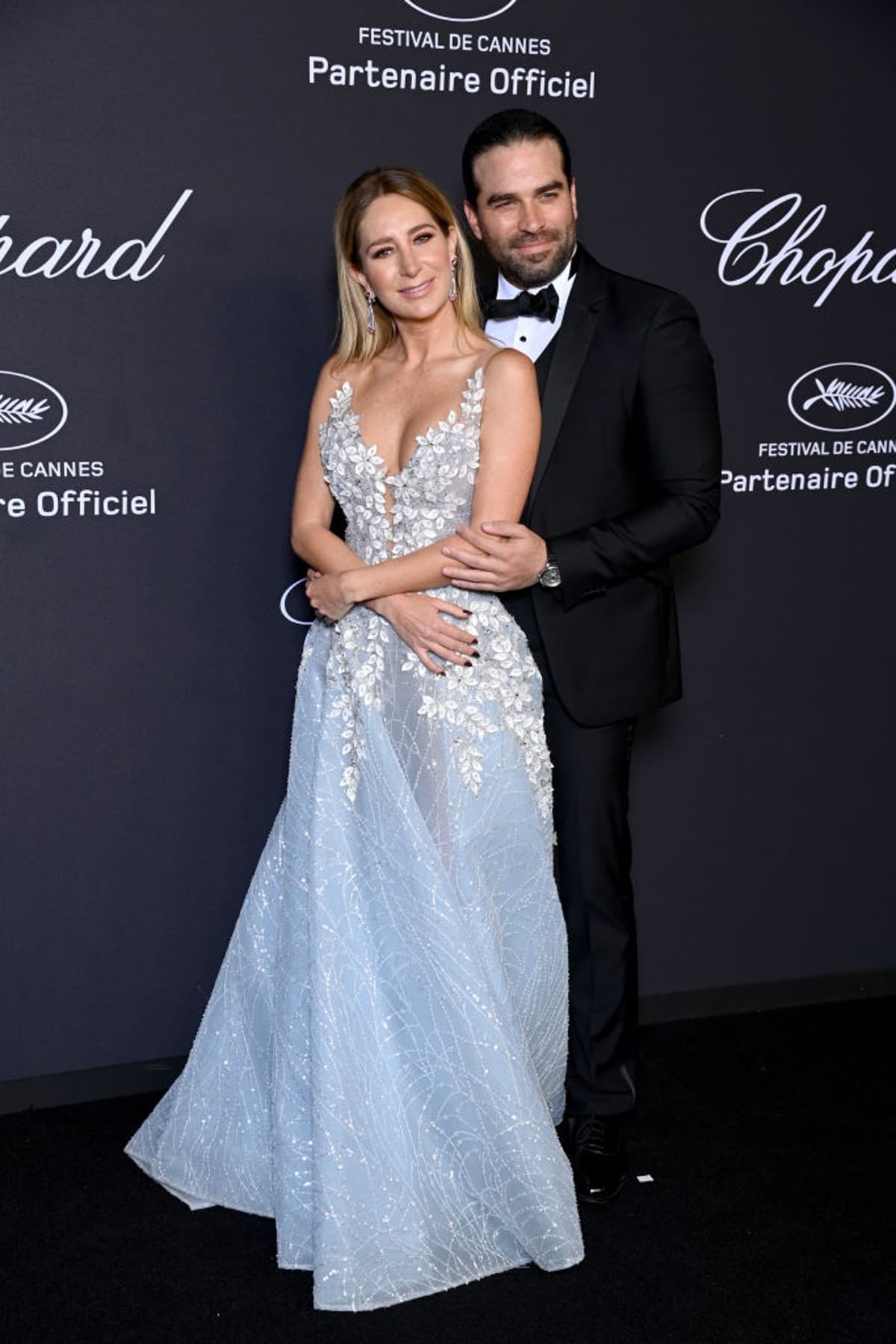 Los actores posaron por primera vez junto en la alfombra roja del festival de Cannes.