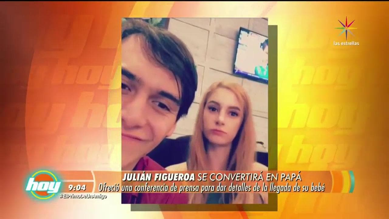El primogénito de Julián Figueroa será niño ¡Entérate!
