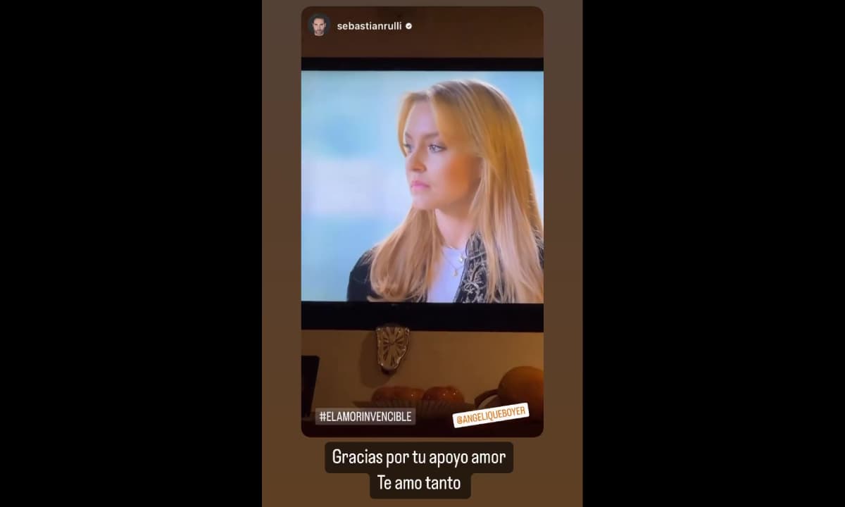 El actor replicó el piropo de su novio en redes sociales