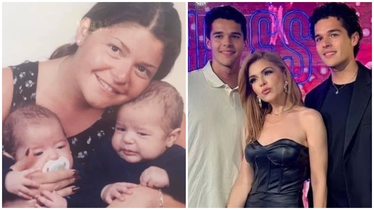 El antes y el después de los gemelos de Itatí Cantoral