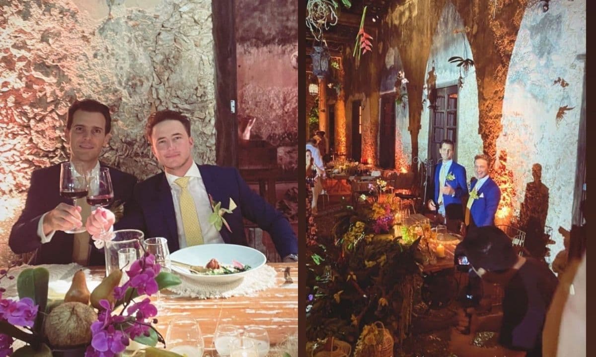 Yannick Strickler dejó ver desde sus atuendos hasta cómo fue su primer baile con su esposo