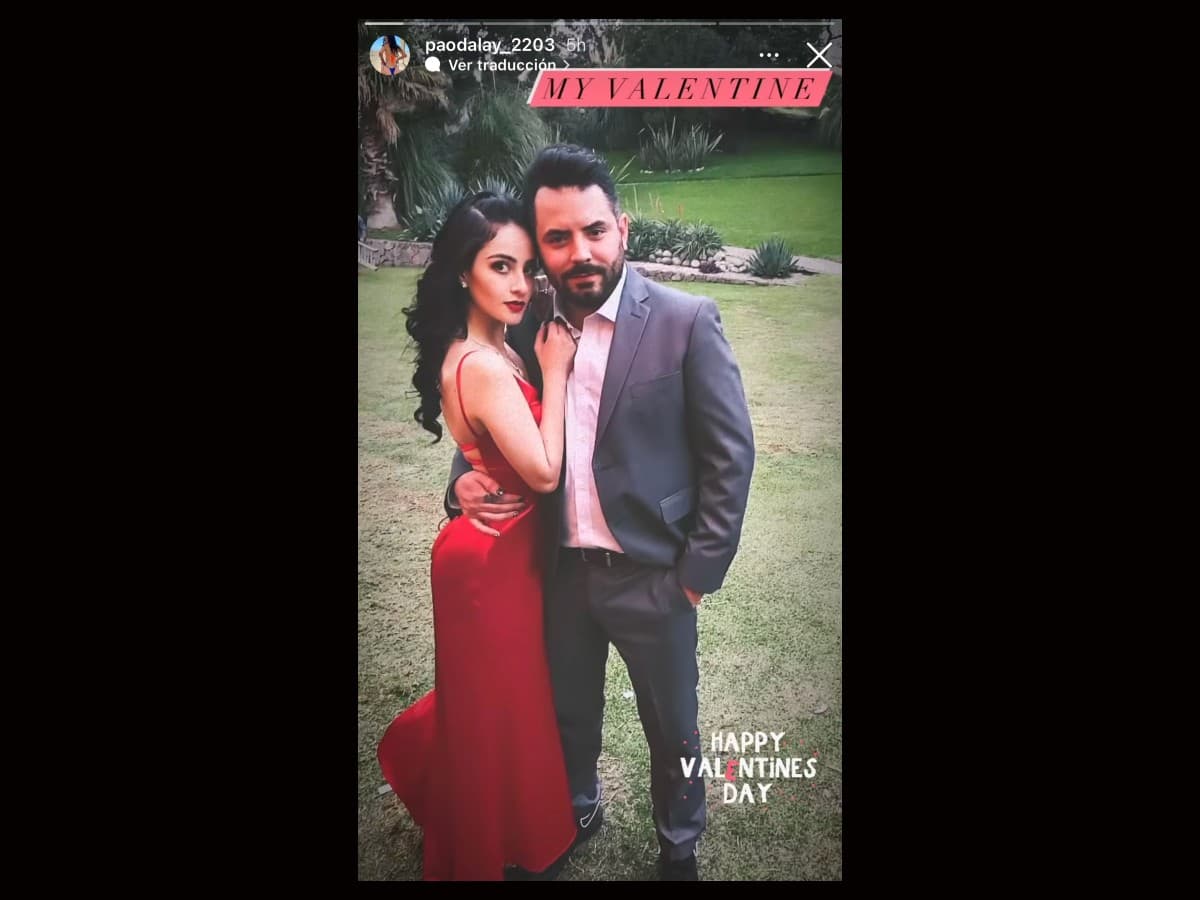 José Eduardo Derbez celebró San Valentín con Paola Dalay.