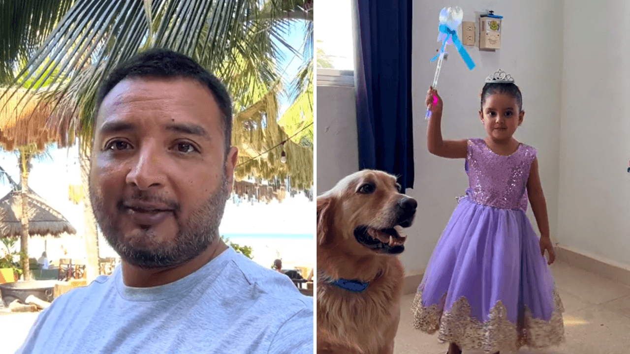 Papá recrea atracción de Disney en su casa para convertir a su hija en princesa: “Sin visa ni dinero”