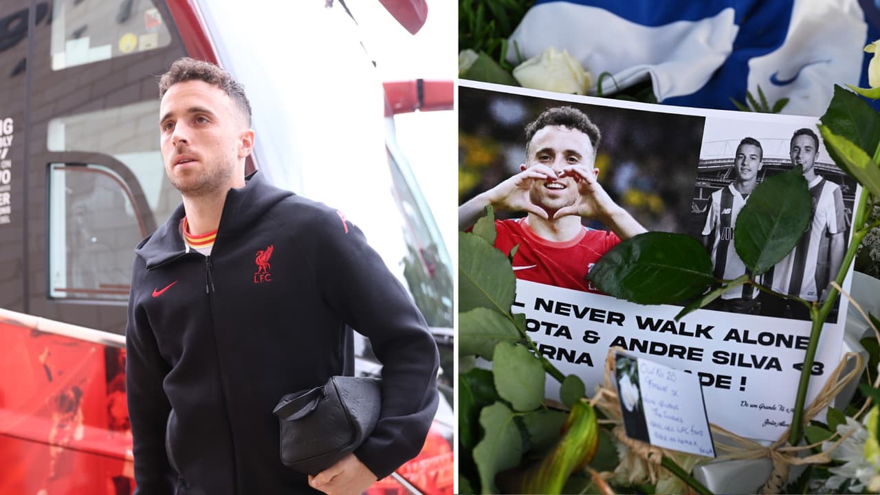 Mamá de Diogo Jota es captada devastada y desconsolada en el funeral de sus hijos