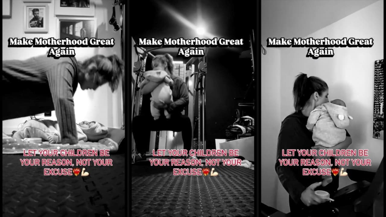 Michelle Renaud comparte rutina de ejercicio junto a su hijo menor