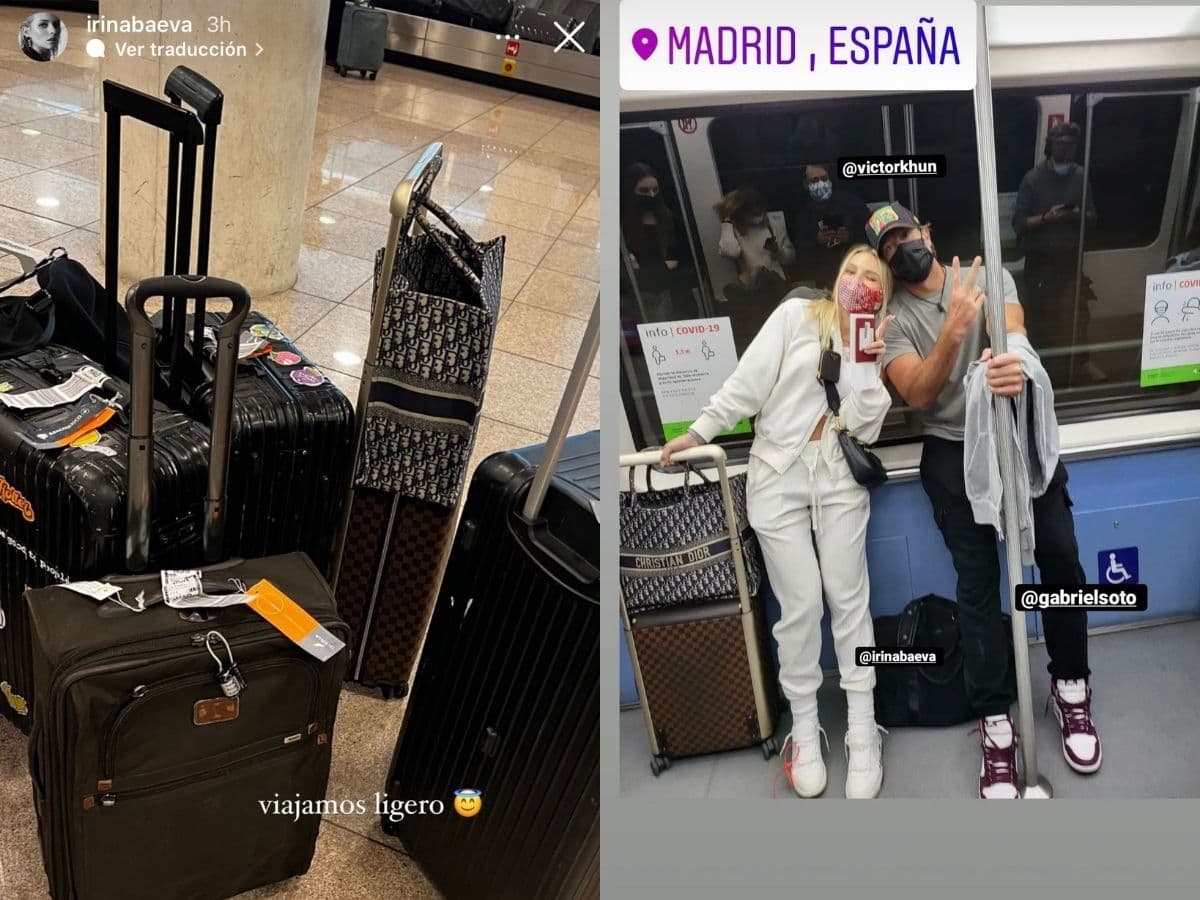 Irina Baeva y Gabriel Soto sí están en España.