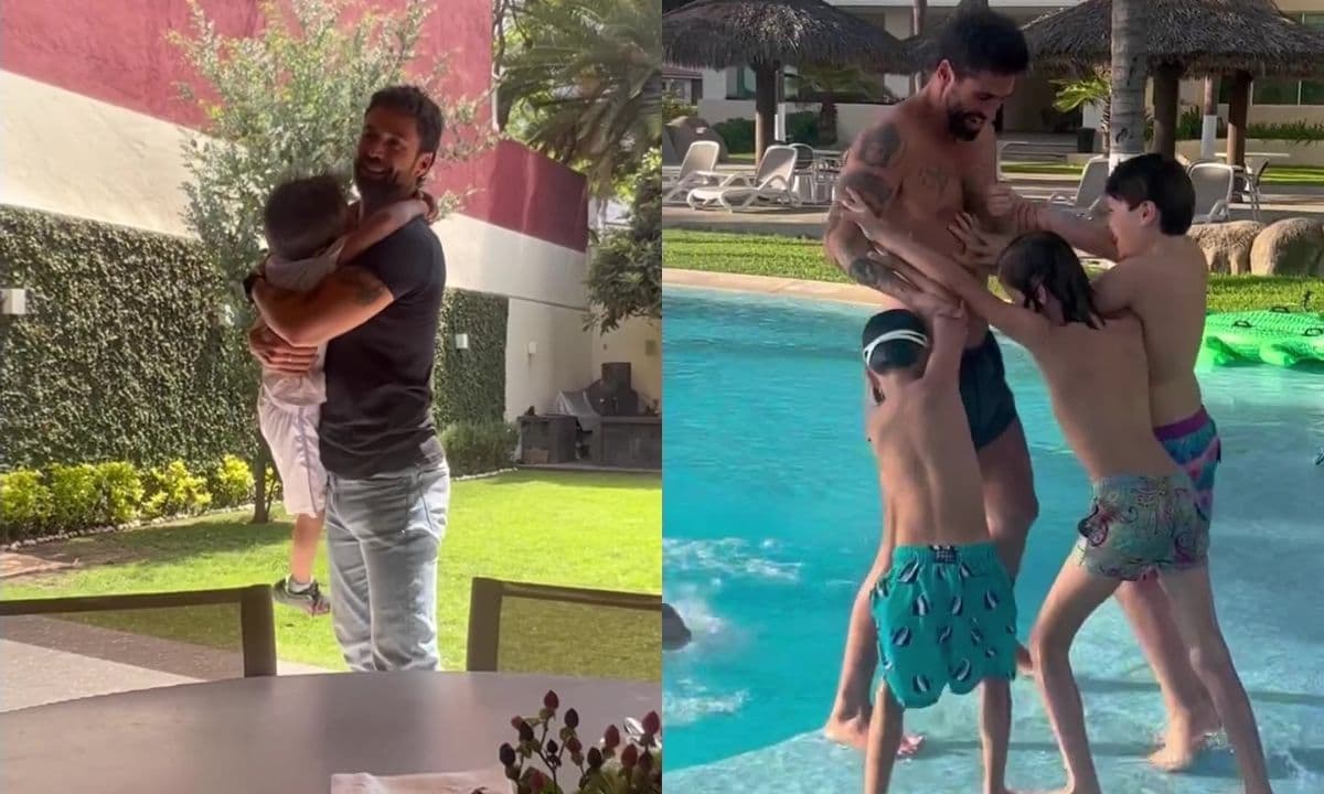 La actriz mostró lo feliz que es al lado del chileno