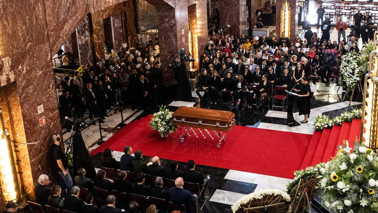 Así lucía el Palacio de Bellas Artes durante el homenaje póstumo de Silvia Pinal
