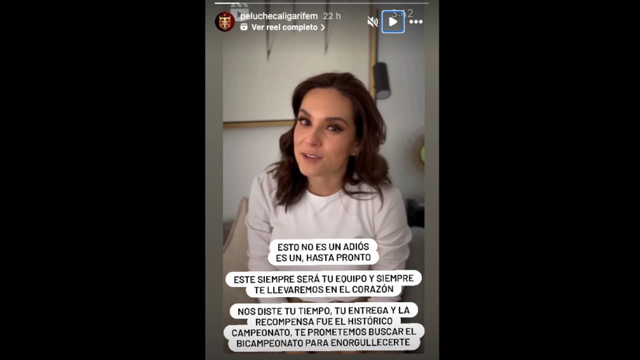 Peluche Caligari Femenil reacciona a la salida de Tania Rincón del equipo