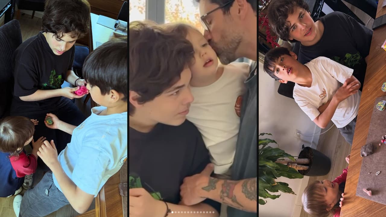 Matías Novoa regresa a España y presume emotiva reunión familiar en redes sociales