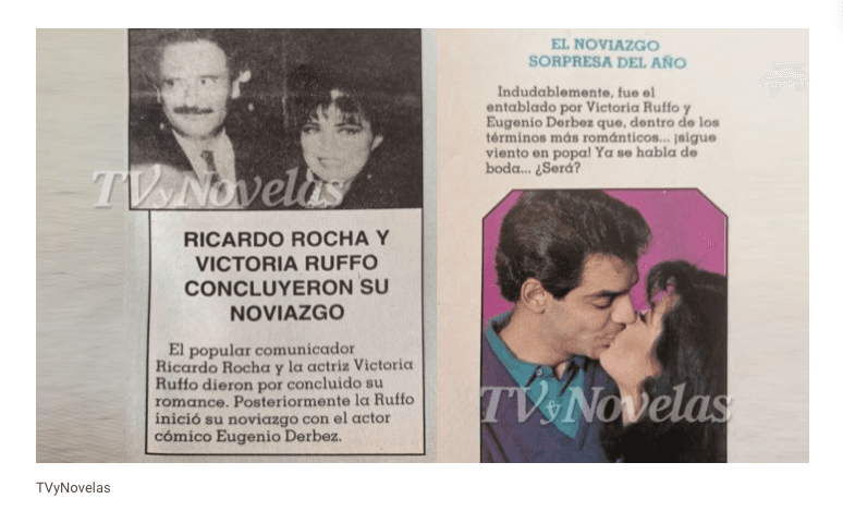 Eugenio Derbez y Victoria Ruffo.