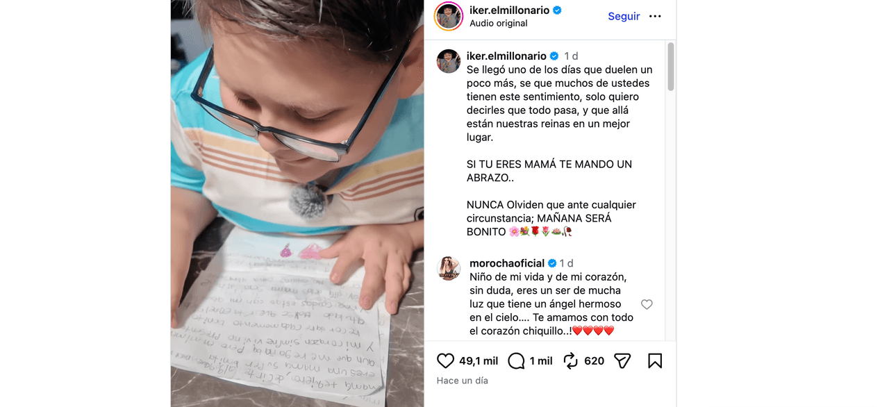 Iker, el niño millonario casi llora al recordar a su difunta mamá: revela lo que no le pudo decir antes de su muerte