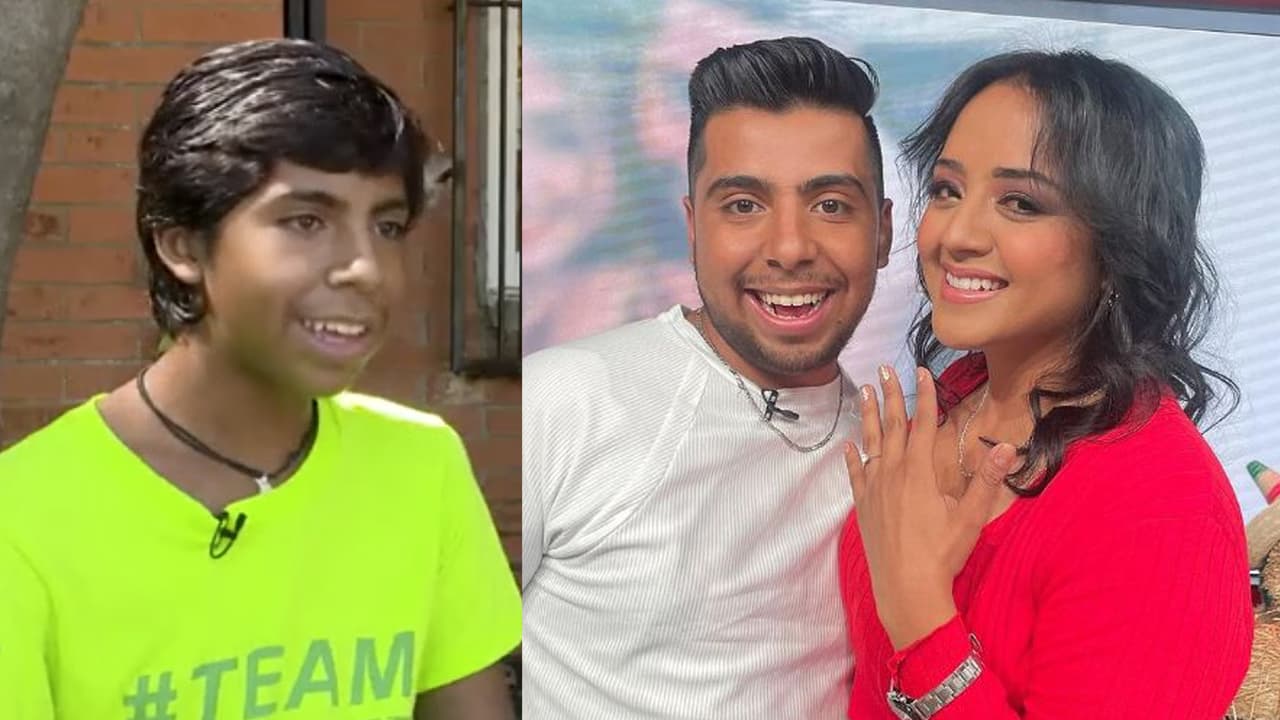 El niño viral de las empanadas le pide matrimonio a su novia en pleno programa en vivo