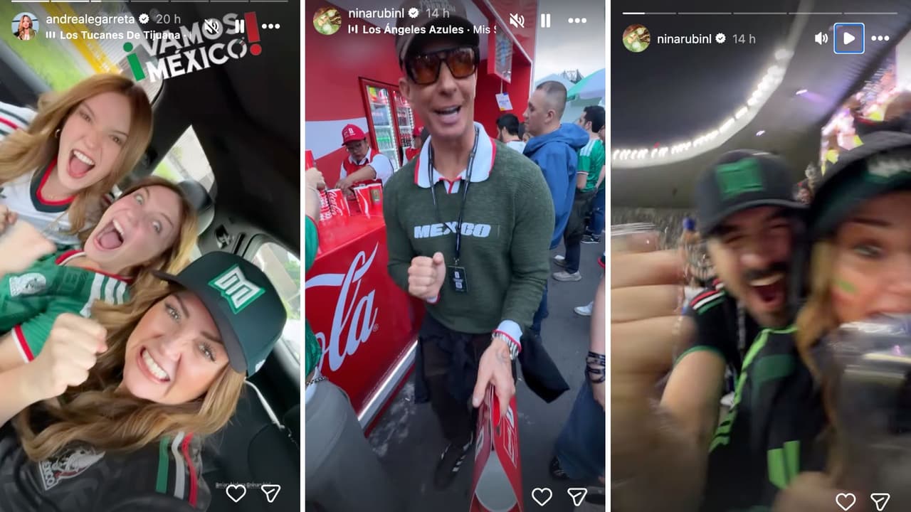 Nina Rubín publica imágenes de su familia.