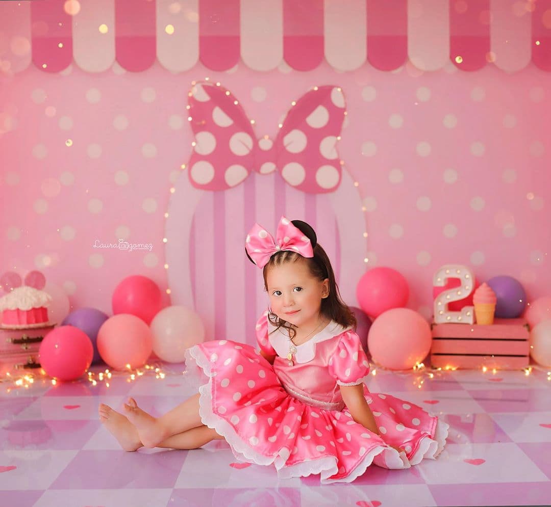 Días antes de la celebración, Gianna se convirtió en modelo y realizó una sesión fotográfica en la que se disfrazó con atuendos característicos de Minnie Mouse y dejó claro que le encanta estar frente a las cámaras.