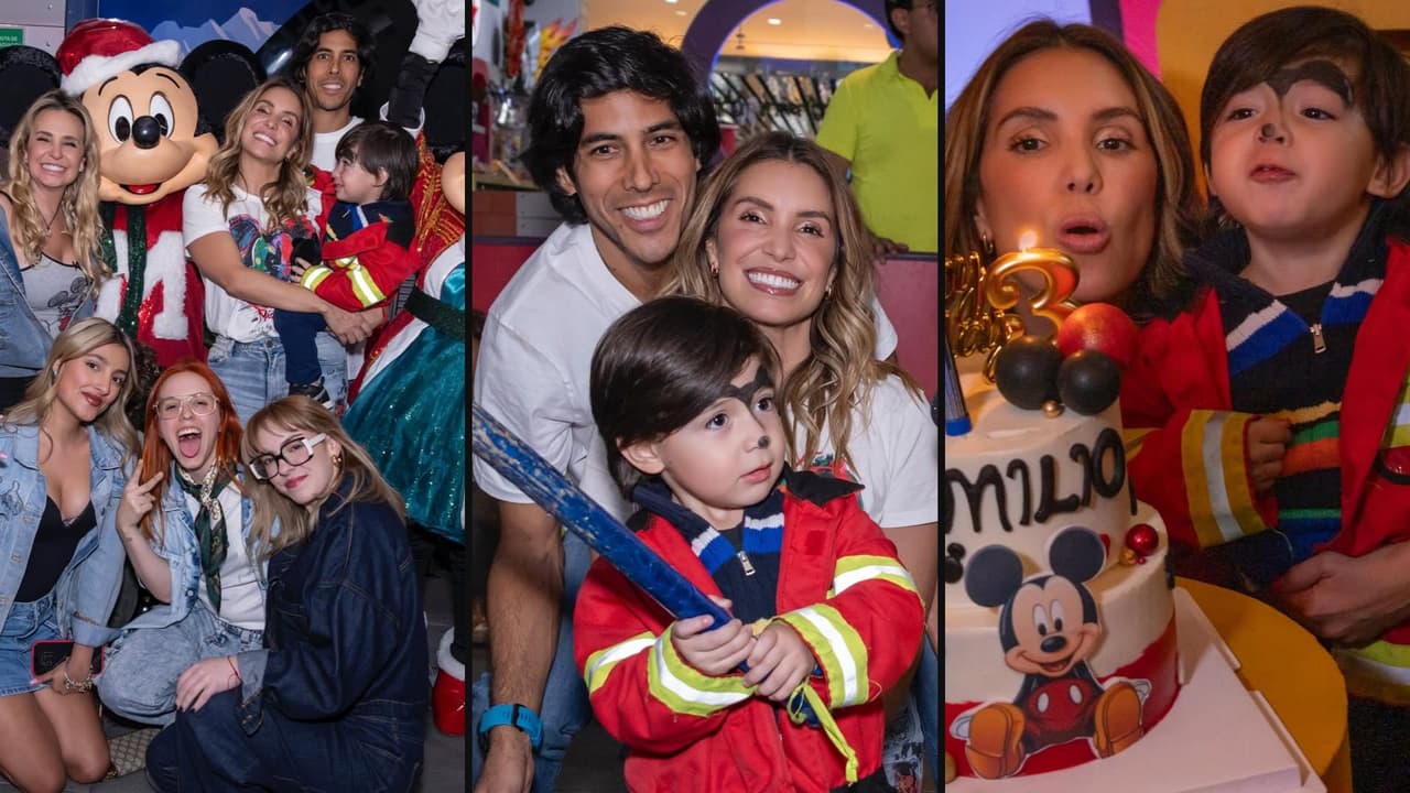 Andy Escalona adelanta la fiesta de cumpleaños de su hijo Emilio