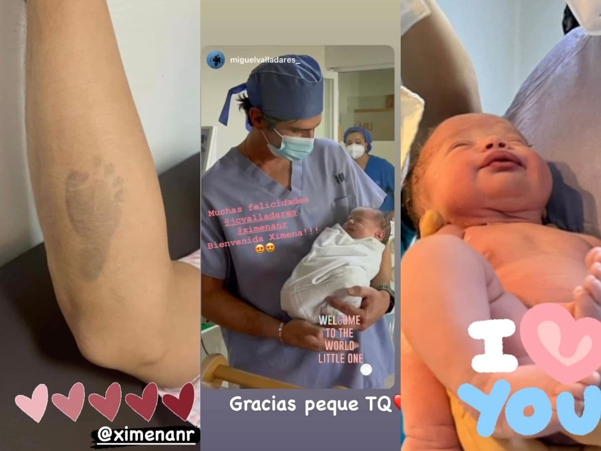 Esposo de Ximena Navarrete conmueve al publicar las fotos más tiernas de su hija recién nacida.