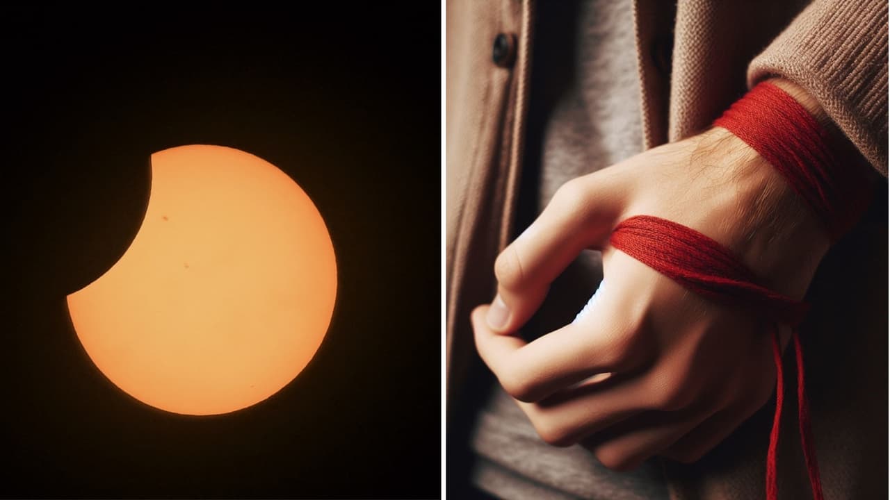 Eclipse de Sol: ¿Para qué sirve usar un listón rojo en la muñeca o ponérselo a tu mascota?