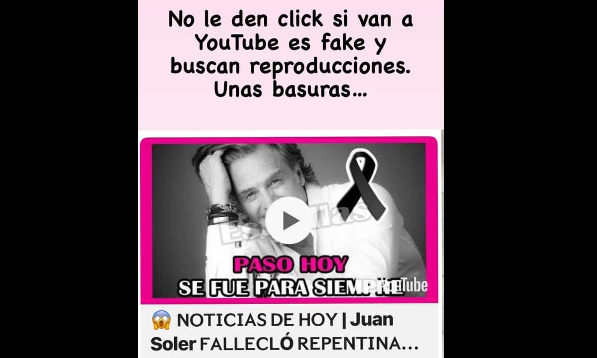 El actor reaccionó luego de que lo dieran por muerto