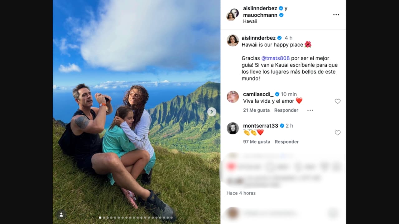 Aislinn Derbez y Mauricio Ochmann viajan juntos con su hija
<br>