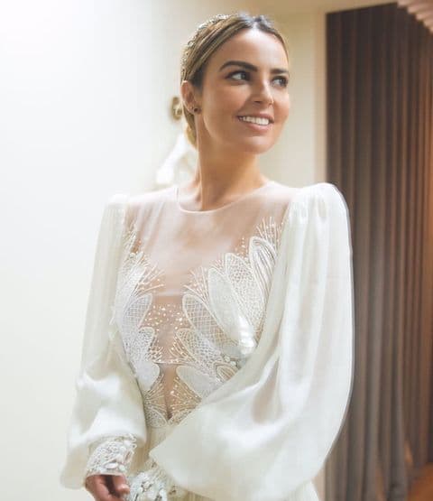 Mariana Torres se casó y muestra primera foto de su íntima boda