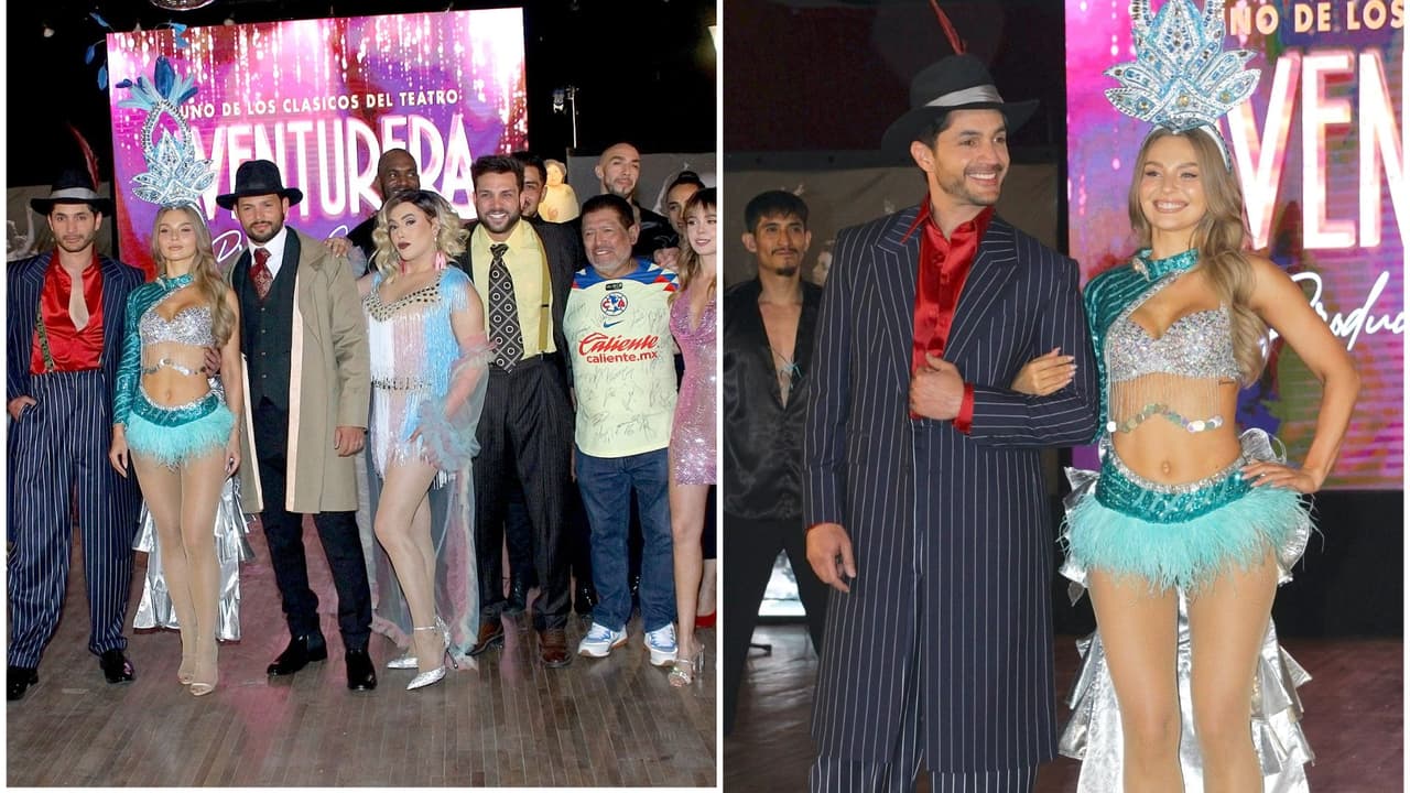 Juan Osorio junto al alenco de 'Aventurera'