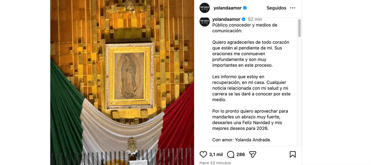 Yolanda Andrade, por fin, sale del hospital; deja en shock con inesperado anuncio tras fuerte recaída