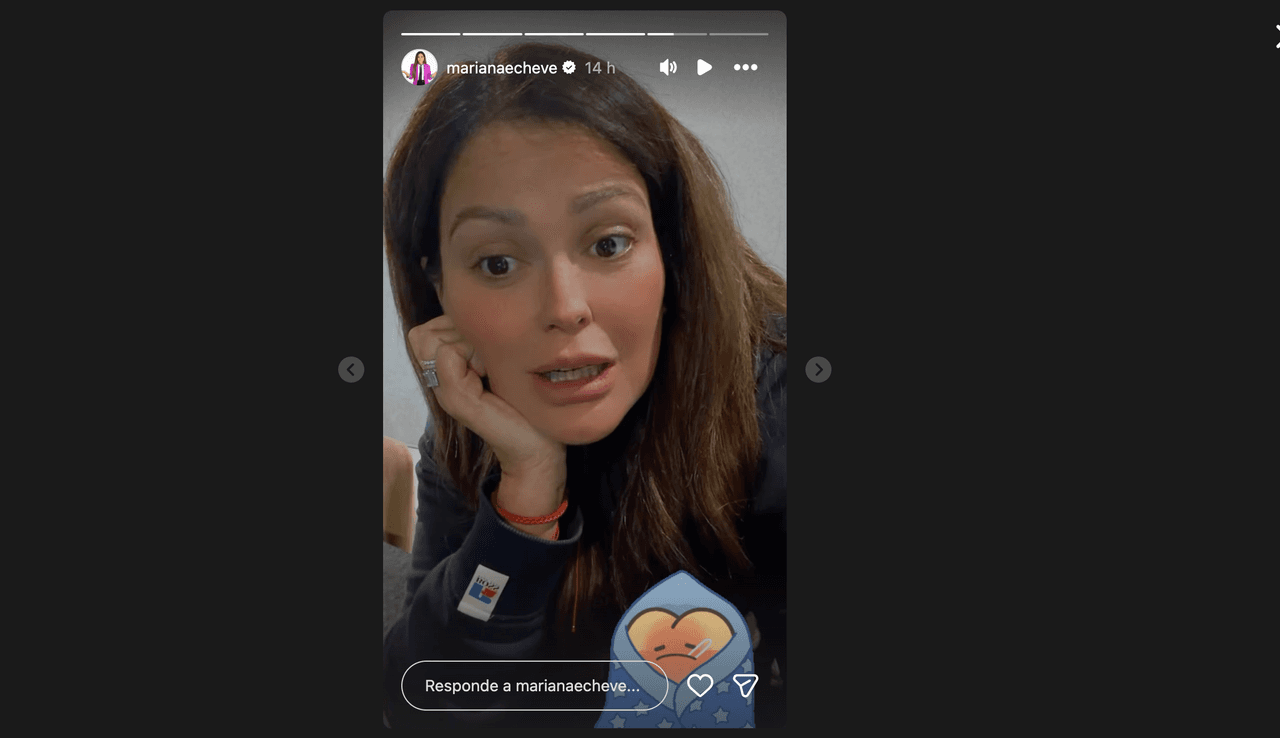 Mariana Echeverría revela que su bebé está enfermo; pide buenas vibras: “Lo voy a tener que llevar al hospital”