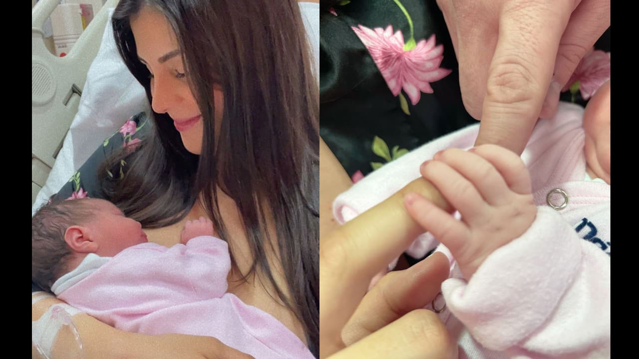Joely Bernat y Paul Stanley presumen las primeras fotos junto a su hija Victoria