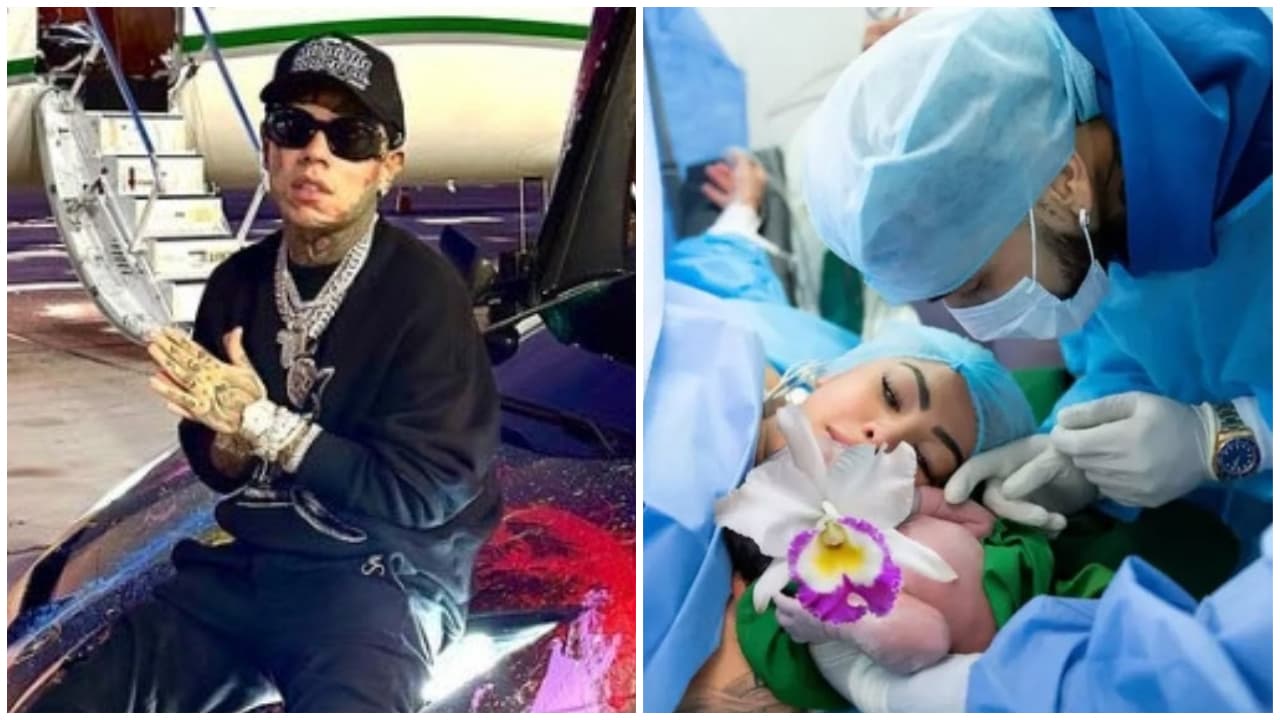 Tekashi reclama a Anuel por subir foto de su hija: dice que no se hace cargo de ella