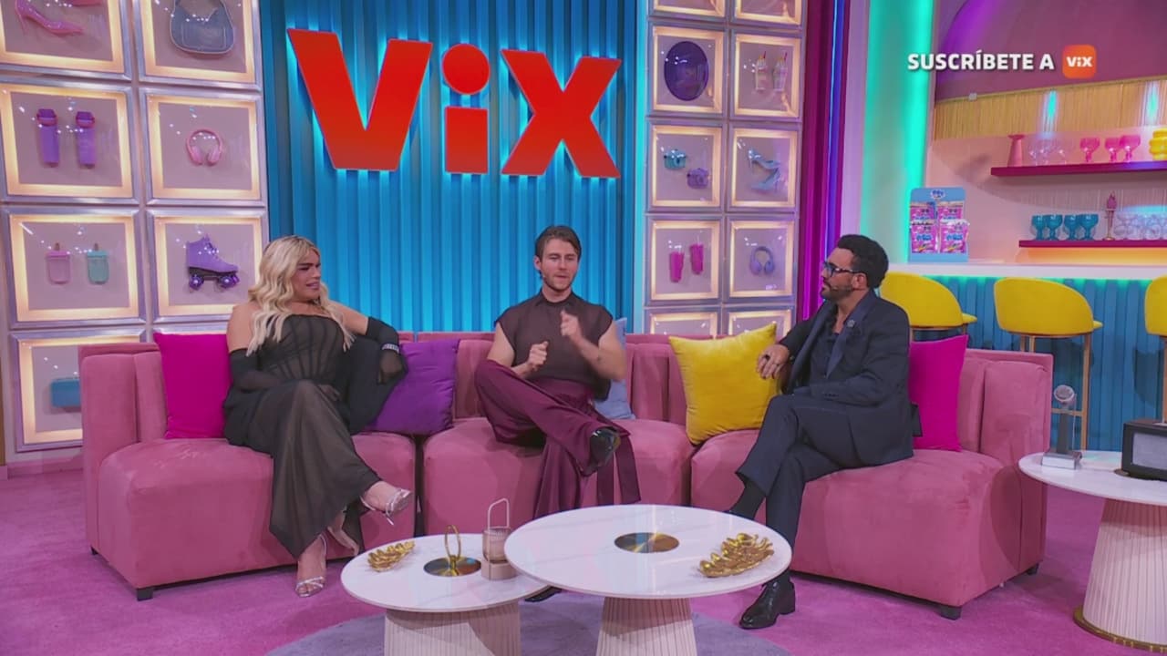 Luis Chaparro en la postgala de ViX tras ser eliminado de La Casa de los Famosos México 2026