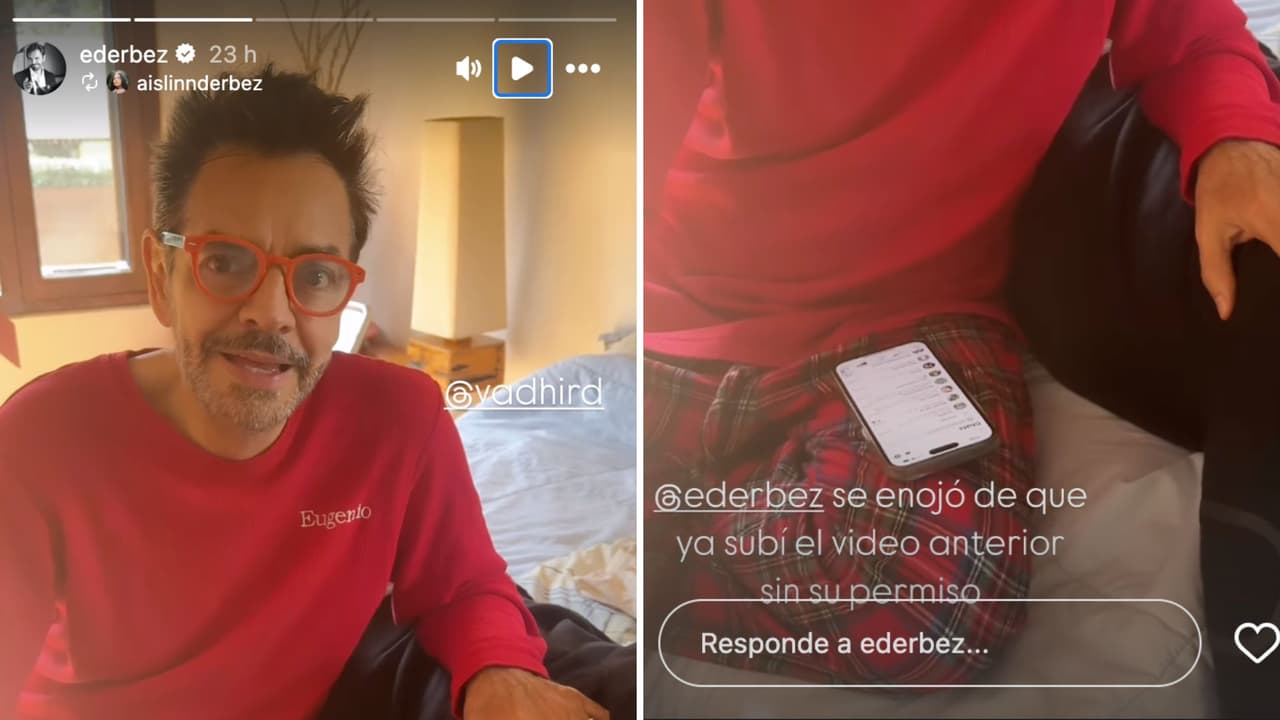 Aislinn Derbez exhibe 'enojo' de Eugenio Derbez en redes sociales.