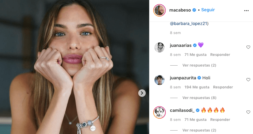 La pareja que se habría conocido en las grabaciones de la segunda temporada de la serie de Luis Miguel, en la que Zurita interpreta a Alejandro Basteri, hermano del cantante, comenzó a despertar sospechas en Instagram desde noviembre de 2020, cuando comenzaron a interactuar en sus respectivos perfiles.