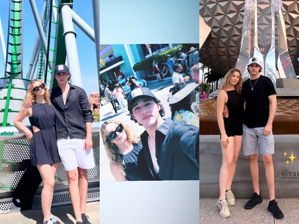 Mía Rubín presume sus vacaciones en Orlando con su novio.