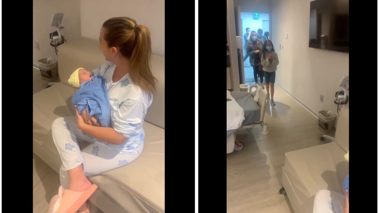 Mariazel presume el momento en el que Laia conoció al pequeño André