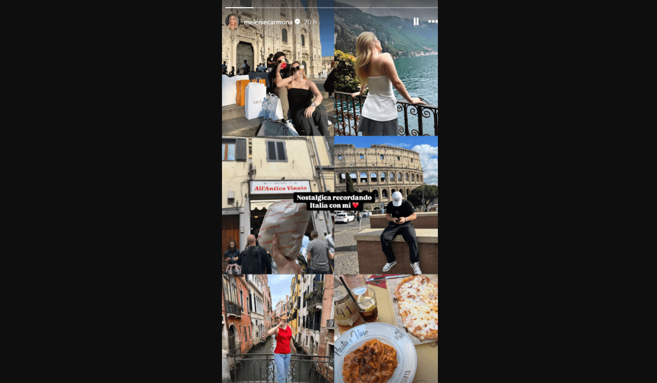 Melenie Carmona evita mostrar la cara de su novio en nuevas fotos