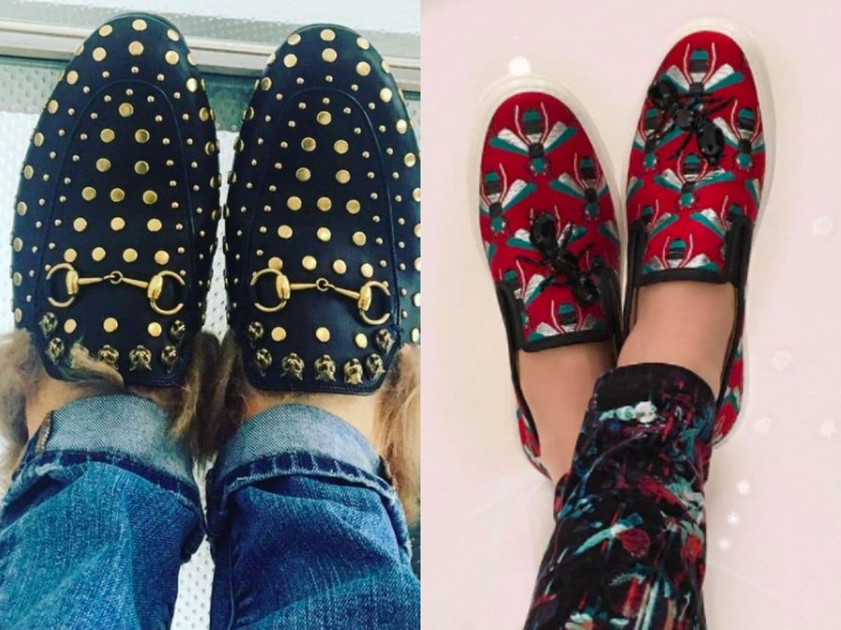 Thalía y los zapatos más extravagantes de su colección