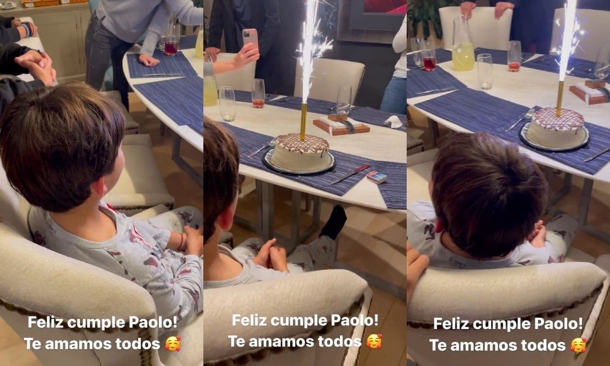 Ingrid Coronado dejó ver lo grande que ya está Paolo, el menor de sus hijos