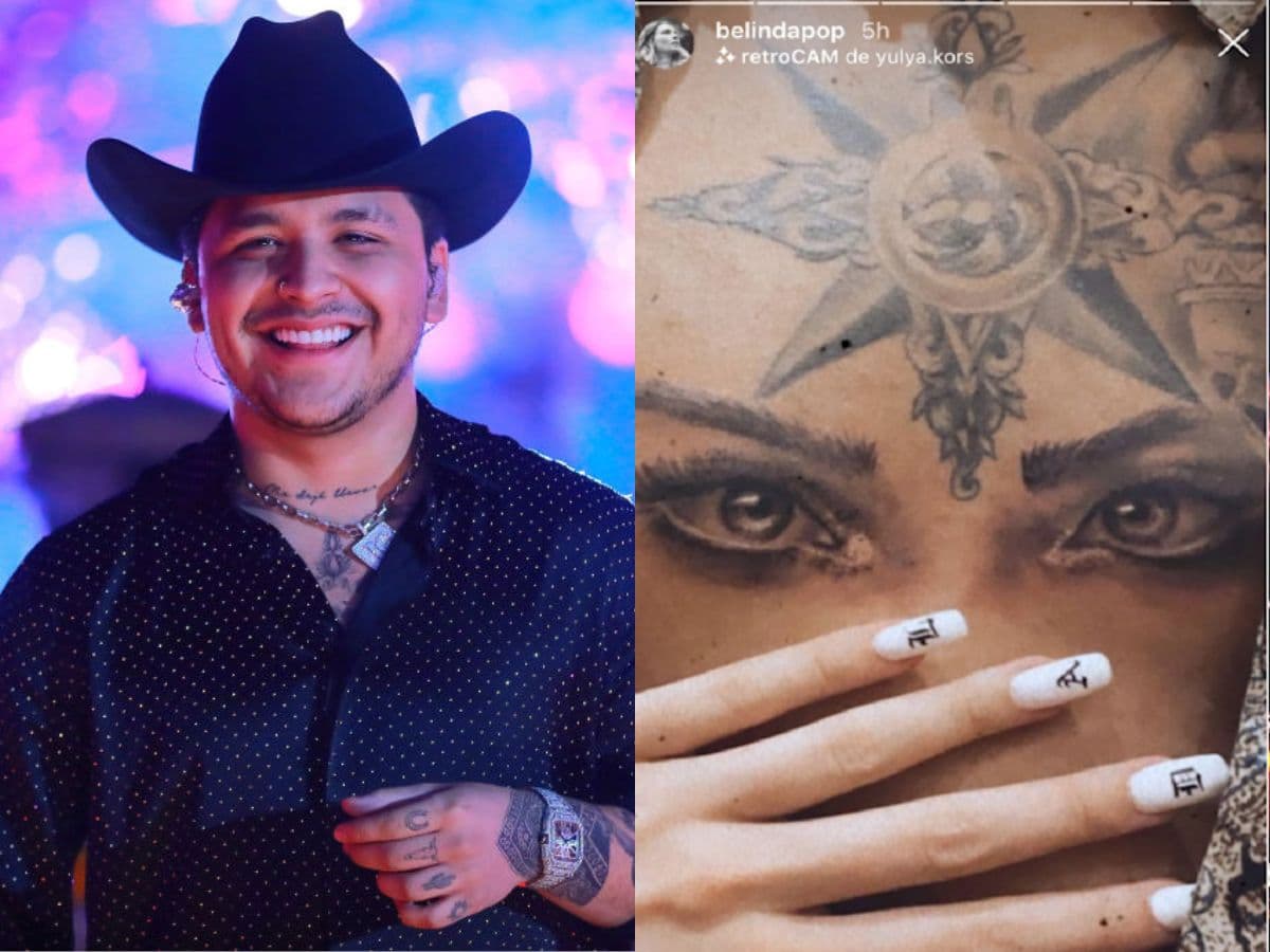 El cantante por fin publicó una imagen sin los ojos de su exnovia que llevaba en el pecho.
