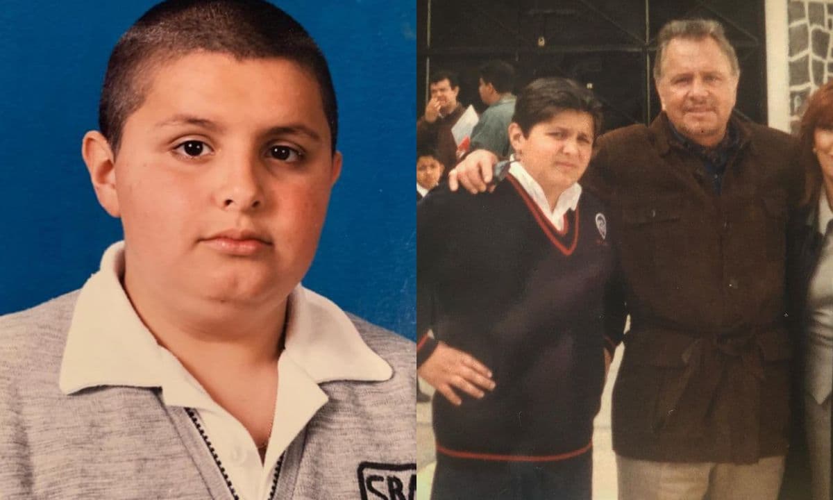 El conductor era un adolescente cuando su papá perdió la vida