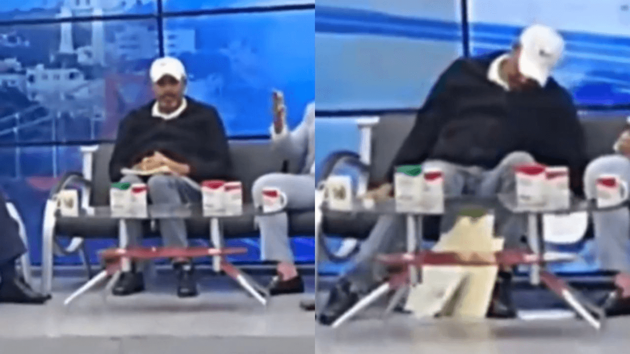 Muere invitado en pleno noticiero de televisión: video muestra cómo se desploma en vivo