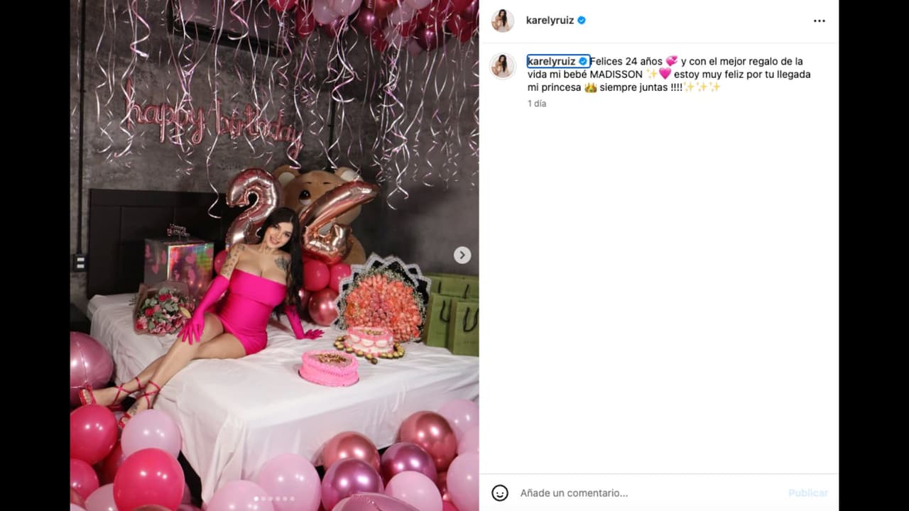 Karely Ruíz revela que su hija se llamará Madisson