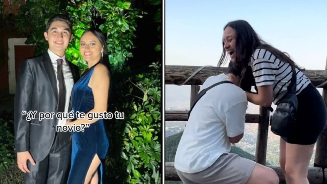 Le propone matrimonio a su novia, pero se le cae el anillo al vacío: video viral