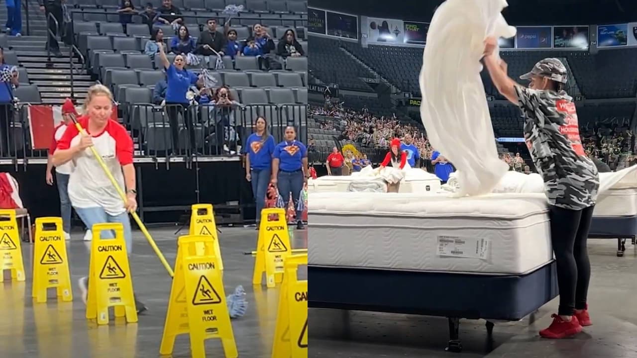 Las Olimpiadas de la limpieza se realizaron en Las Vegas, Nevada, Estados Unidos.