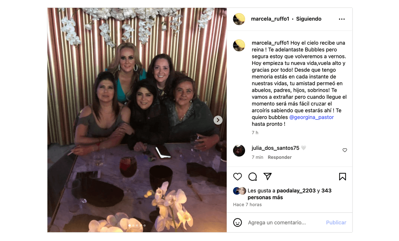 Victoria Ruffo está de luto, llora muerte de ser querido y se despide devastada: “Vuela alto, hasta pronto”