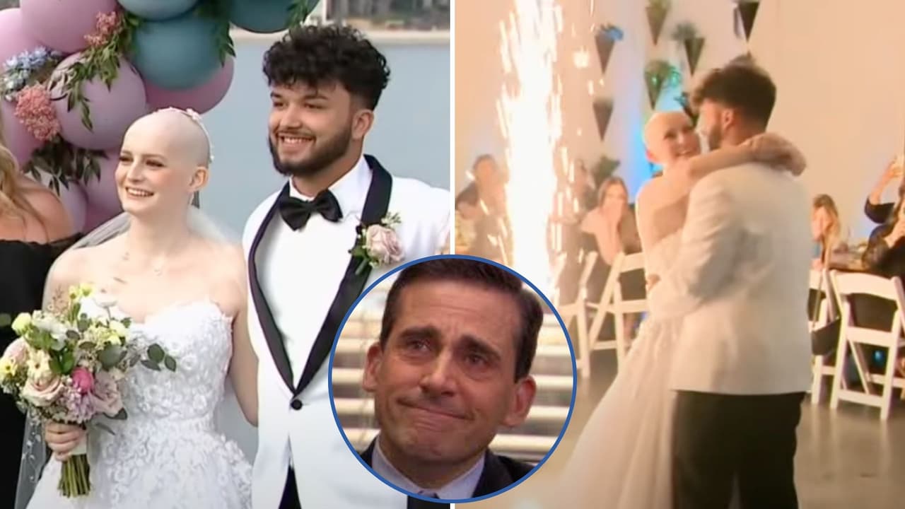 Jovencita se casa mientras lucha con una enfermedad terminal: no dejó que nada arruinara su boda